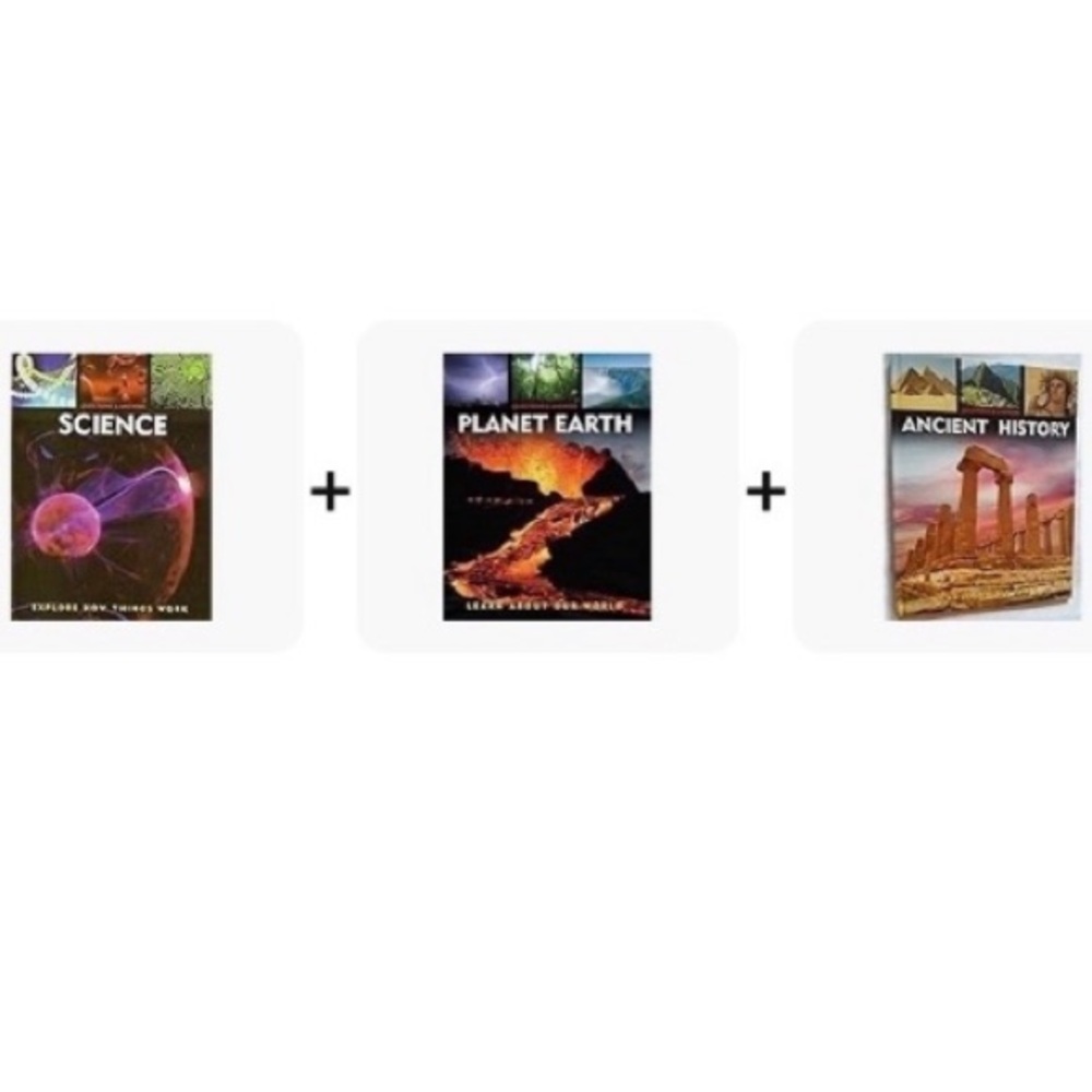 Science, Planet Earth, and Ancient History Book Set